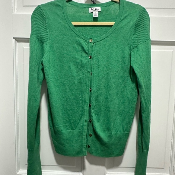 Lilly Pulitzer Cashmere Silk Cotton Blend Sweater Size M - Picture 2 of 5